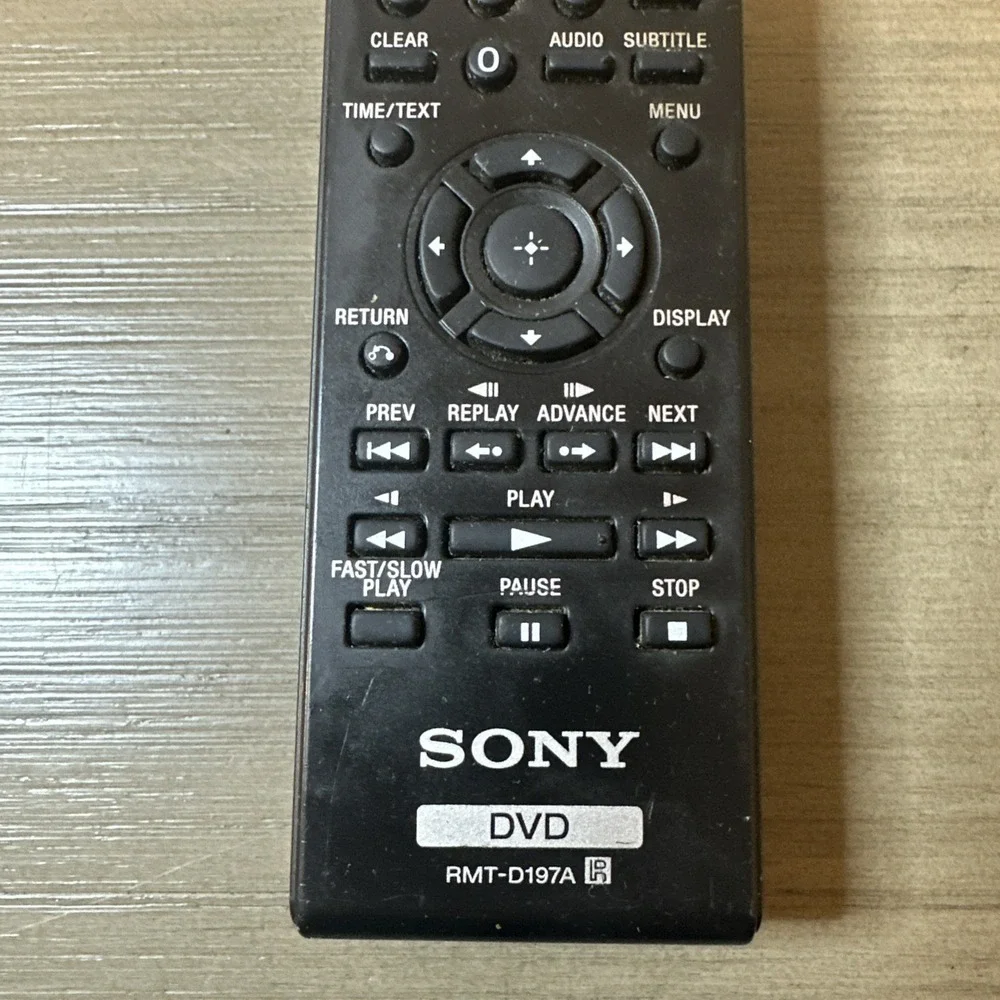 Sony RMT-D197A DVD Remote, DVP-CX985V DVP-NS611H DVP-NS611HP DVP-CX777ES